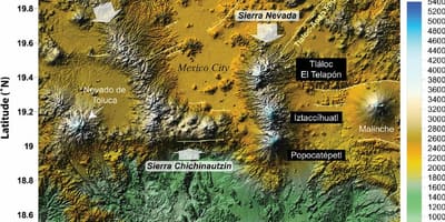 Map of Mexico City টিলা